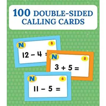 Carson Dellosa Fun Bingo Math Games for Ages 5+