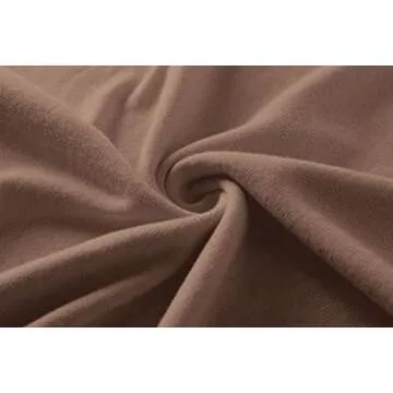 Women's Short Sleeves Sweater, Solid Color Crew Neck Classic Fit Soft Pullover Tee, Brown, US Medium