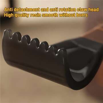 PEXOMEDO Portable Extendable Double-Pole Back Scratcher（8.3-21.3in），Hand Massager for Scratching Itches, Strong and Sturdy,Good Practical and Novel Gifts for Friends and Family. (Red, 1 Pack)