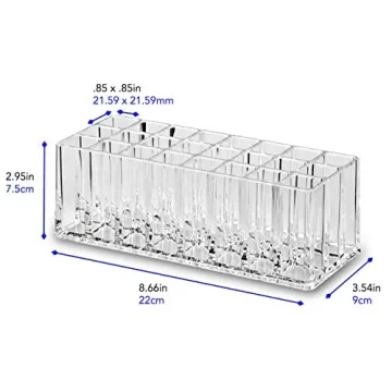 Acrylic Rollerball Perfume Organizer with 24 Slots