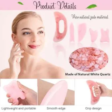 Treela Gua Sha Tools Set for Face and Body Massage