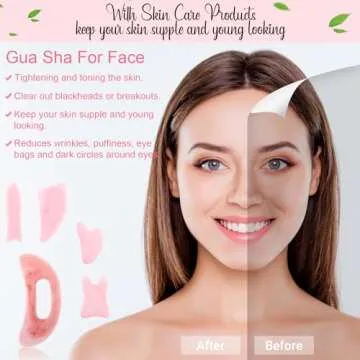 Treela Gua Sha Tools Set for Face and Body Massage