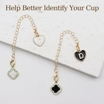 Personalized Letter Charms for Stanley Cups