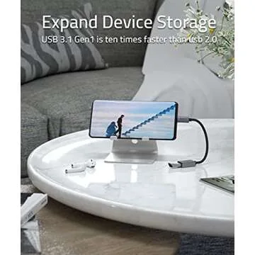 Syntech USB C to USB Adapter, 2 Pack USB C to USB3 Adapter,Thunderbolt 3 to USB Female Adapter OTG Cable Compatible with iPhone 16/15 Pro Max, iPad Air 2020, MacBook Pro, Air and More Space Gray