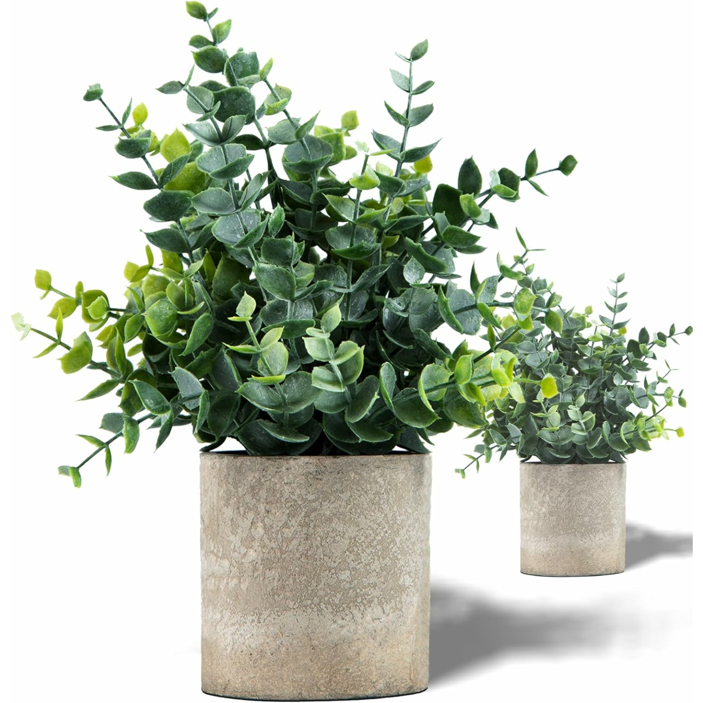 Small Fake Eucalyptus Potted Plants for Home Decor