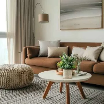 Small Fake Eucalyptus Potted Plants for Home Decor