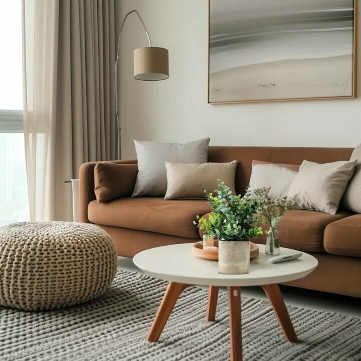 Small Fake Eucalyptus Potted Plants for Home Decor