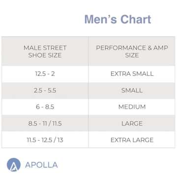 Apolla Performance Compression Crew Socks for Optimal Recovery, Unisex, 1 Pair