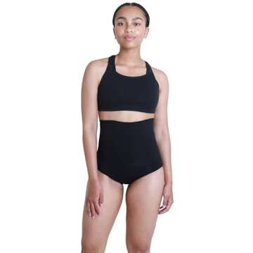 Ingrid & Isabel Basics - Postpartum Compression Underwear - Seamless High Waisted Underwear - Over t...