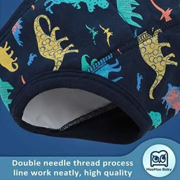 MooMoo Baby Potty Training Pants - Absorbent Cotton for Toddlers