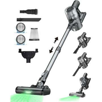 Proscenic P13 Cordless Vacuum: 35Kpa Suction Power