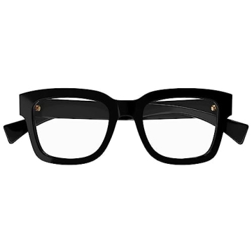 Gucci GG1138O-001 Black Square Unisex Eyeglasses – Elegant & Versatile