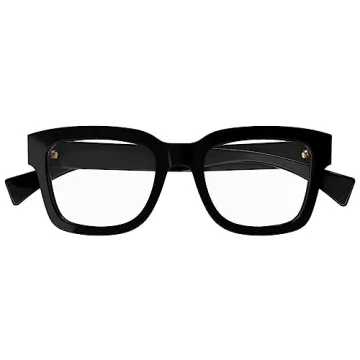 Gucci GG1138O-001 Black Square Unisex Eyeglasses – Elegant & Versatile