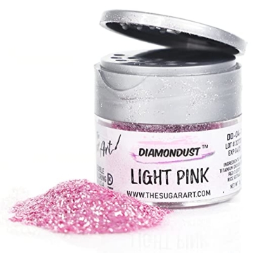 Light Pink Edible Glitter | Vegan & Allergen-Free | DiamonDust