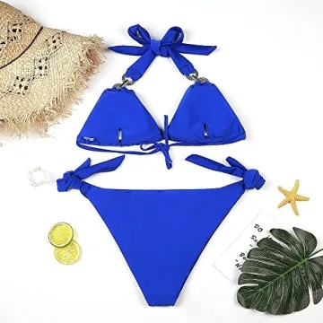 Stylish YAUASOPA Shiny Diamond Bikini Set for Women