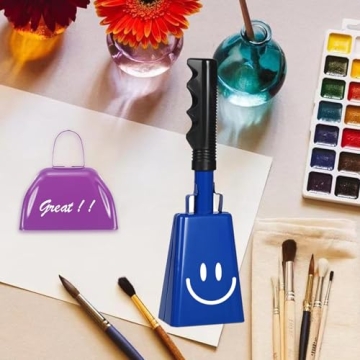 Hordolry 10 Inch Metal Cowbell for Sports and Events