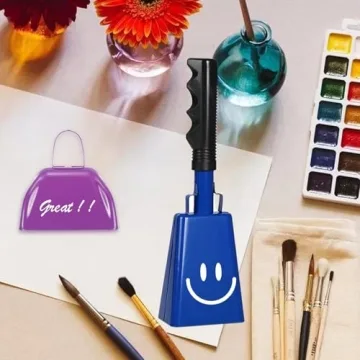 Hordolry 10 Inch Metal Cowbell for Sports and Events