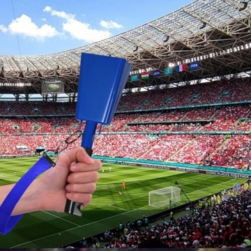 Hordolry 10 Inch Metal Cowbell for Sports and Events