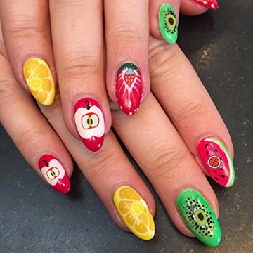 KIMOBER 6000PCS Colorful Polymer Fruit Slices for Crafts