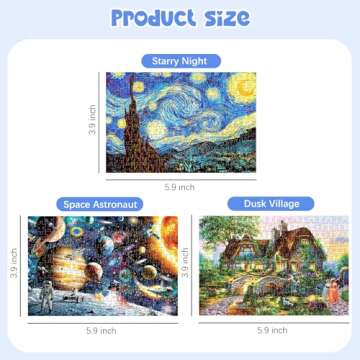 234 Pieces Mini Jigsaw Puzzles for Adults & Kids, 6" x 4" Small Jigsaw Puzzles Capsule Tube Jigsaw P...