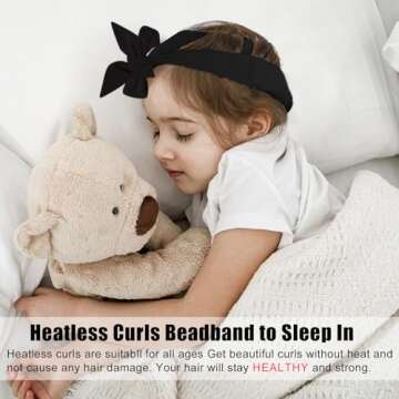 Heatless Velvet Hair Curlers Set for Effortless Overnight Curls