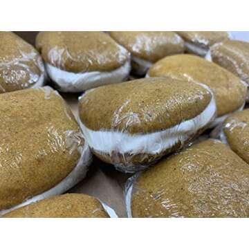 AmishTastes Bird-in-Hand Homemade Whoopie Pies, Pumpkin, Favorite Amish Food (Pack of 12)