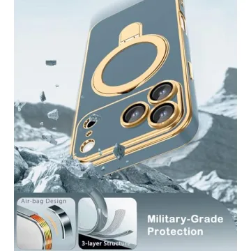 Amzfield iPhone 17 Pro Case with Kickstand and MagSafe