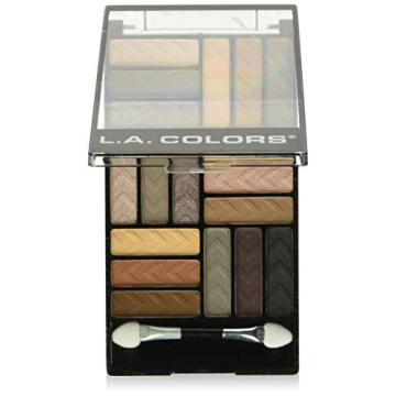 L.A. COLORS 18 Color Eyeshadow Palette - Vibrant Shades for All Occasions