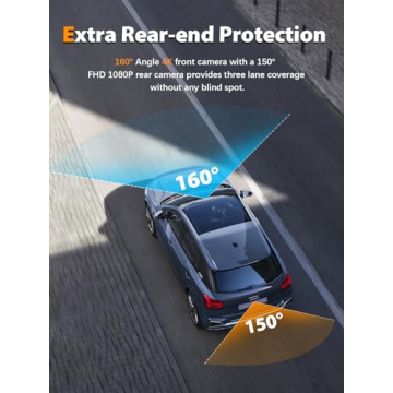 ARIFAYZ 4K Dual Dash Cam with WiFi & 64GB Card