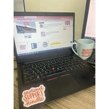 HTLiem 1PCS 3'' Emotional Support Kindle Sticker for Book Lovers