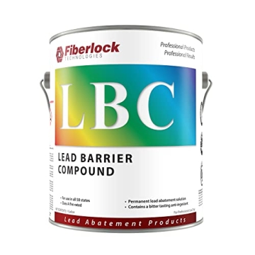 Fiberlock Lead Barrier Compound III - Ultimate Lead Paint Encapsulant for Homes