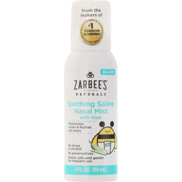 Zarbee's Baby Nasal Saline Spray for Babies and Toddlers