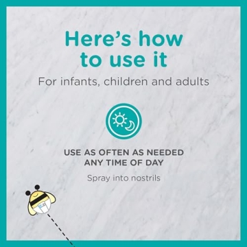 Zarbee's Baby Nasal Saline Spray for Babies and Toddlers