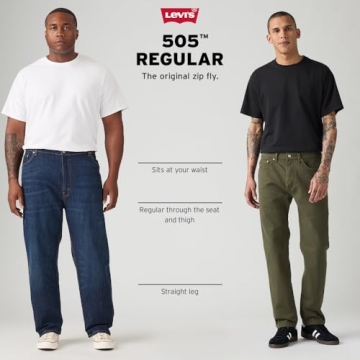 Levi's 505 Regular Fit Jeans for Men - Comfortable & Stylish