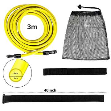 FOOING 4M Swim Tether - Ultimate Swim Training Belt