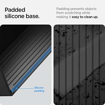 Spigen Center Console Organizer Tray Designed for Tesla Model 3 & Y 2025/2024/2023 with Smooth Slide Technology [Not Compatible with Tesla Model 3 2025/2024 Refresh (Highland)] (Carbon Edition)