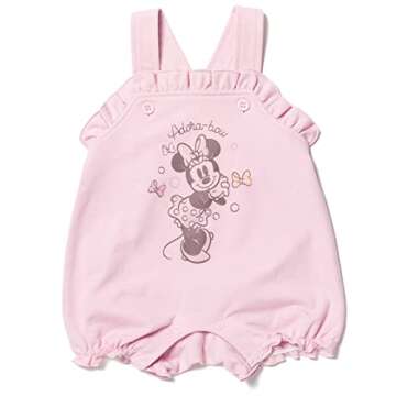 Adorable Disney Minnie Mouse Baby Girls 3-Piece Outfit