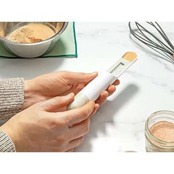Adjustable Measuring Spoon For Cooking & Baking - Durable Adjustable Measuring Spoon With 9 Stalls (...