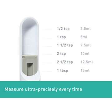 Adjustable Measuring Spoon For Cooking & Baking - Durable Adjustable Measuring Spoon With 9 Stalls (½ Tsp - 1 Tbsp) - Save Kitchen Space & Accurately Measure Ingredients - Adjustable Measure Tool