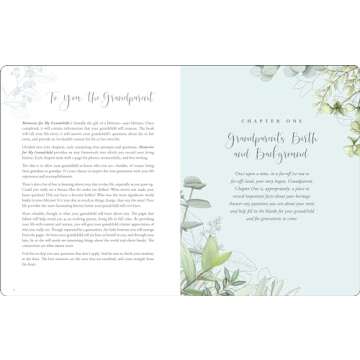 Memories for My Grandchild Deluxe Edition Keepsake Book
