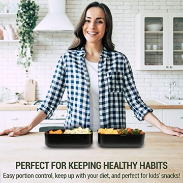 GRUB2GO Premium Bento Lunch Box - 68 Oz Capacity 2023 Exclusive