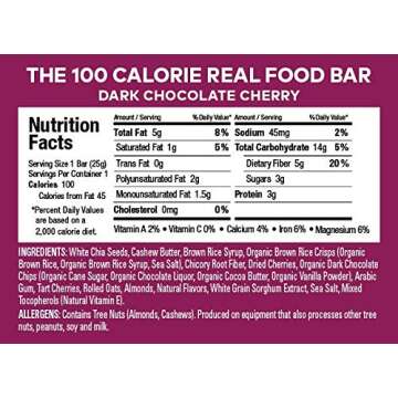 Health Warrior Chia Bars, Chocolate Variety Pack, Gluten Free, Vegan, 25g Bars, 15 Count