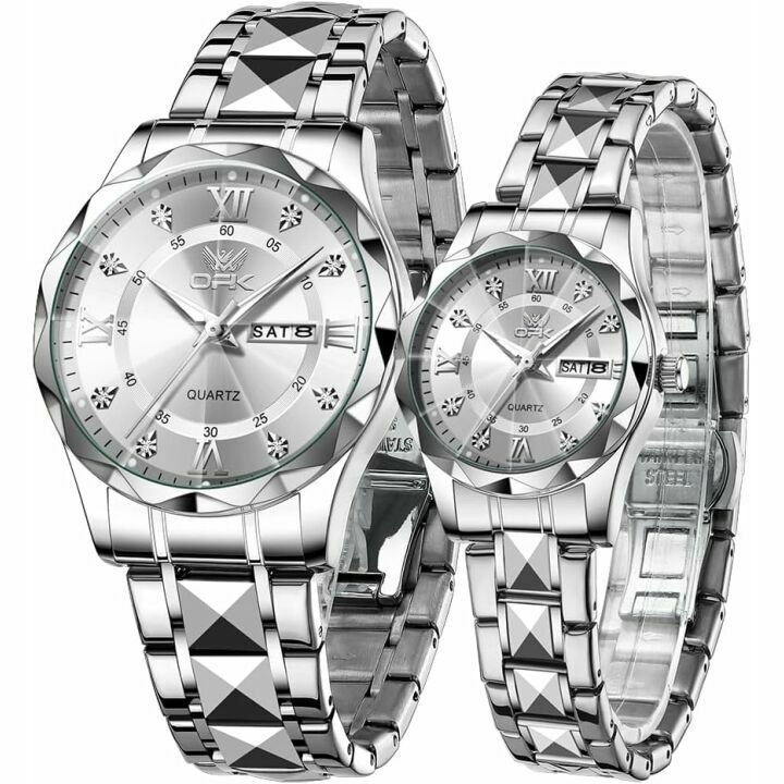 Luxury Men's Chronograph Watch with Date and Luminous