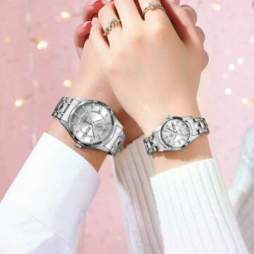 Luxury Men's Chronograph Watch with Date and Luminous