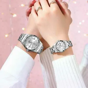 Luxury Men's Chronograph Watch with Date and Luminous