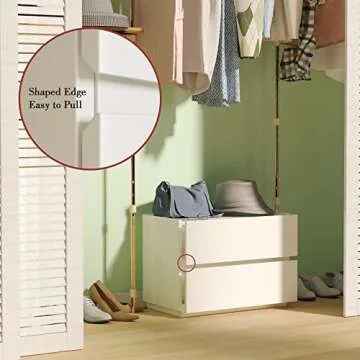 Woodtalks Stackable 2 Drawer Dresser for Smart Storage Solutions