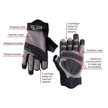 Marine Gear Sailing Gloves for Superior Grip & Comfort