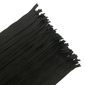 25pcs Nylon Invisible Zippers for Crafts and Sewing