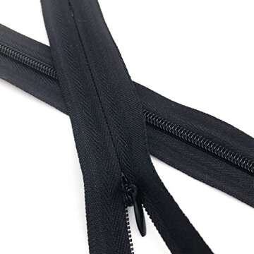 25pcs Nylon Invisible Zippers for Crafts and Sewing