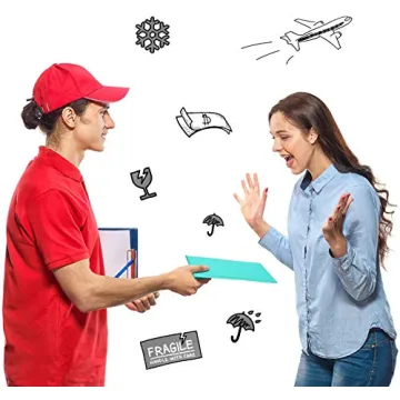 Teal Metronic Bubble Mailers 6x10 Inch - 25 Pack